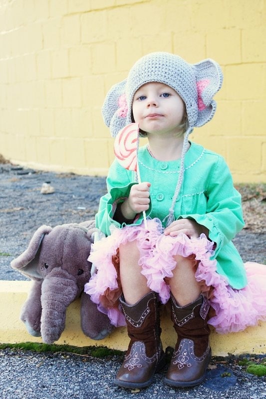 Peanuts the Elephant Crochet Hat PDF Pattern