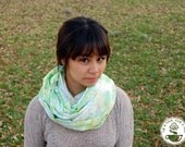 Spring - Bright Floral Cowl Infinity Scarf