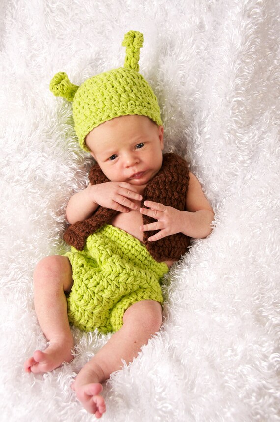 Shrek outfit photo prop