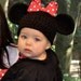 Minnie Mouse Hat with Red Bow