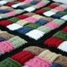 Basket weave afghan blanket crochet thick lap throw home decor red pink green chocolate brown tan black white royal blue coverlet washable
