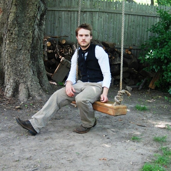 Tree Swing Made of reclaimed wood