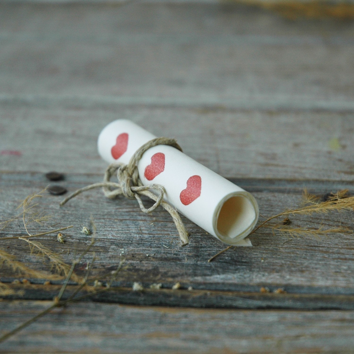 Message in A Bottle Vase: Reclaimed wood, natural, 2 Holes.