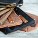 Waxed canvas pouch: Spice.