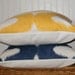 Decorative Pillow Cover: Ikat Design 20 X 20 Accent Throw Pillow Cover in Sunshine Yellow