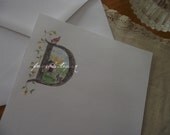 Feminine Farmgirl Stationery Set FREE SHIPPING
