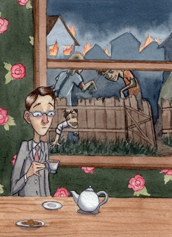 5"x7" Print of Tea Time