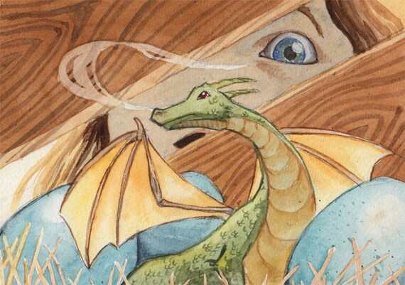 5"x7" Print of Dragons