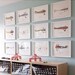 Bomber 8 Airplane Boy's Nursery Playroom Wall Art