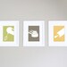 Modern Kitchen Art Prints - Set of 3