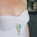 Rainbow Hot Air Balloon Necklace - Made To Order