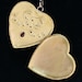 Heart shaped locket ruby diamonds made in France Antique Jewelry