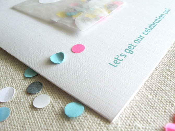 Celebrate Confetti Card (Set of 5)