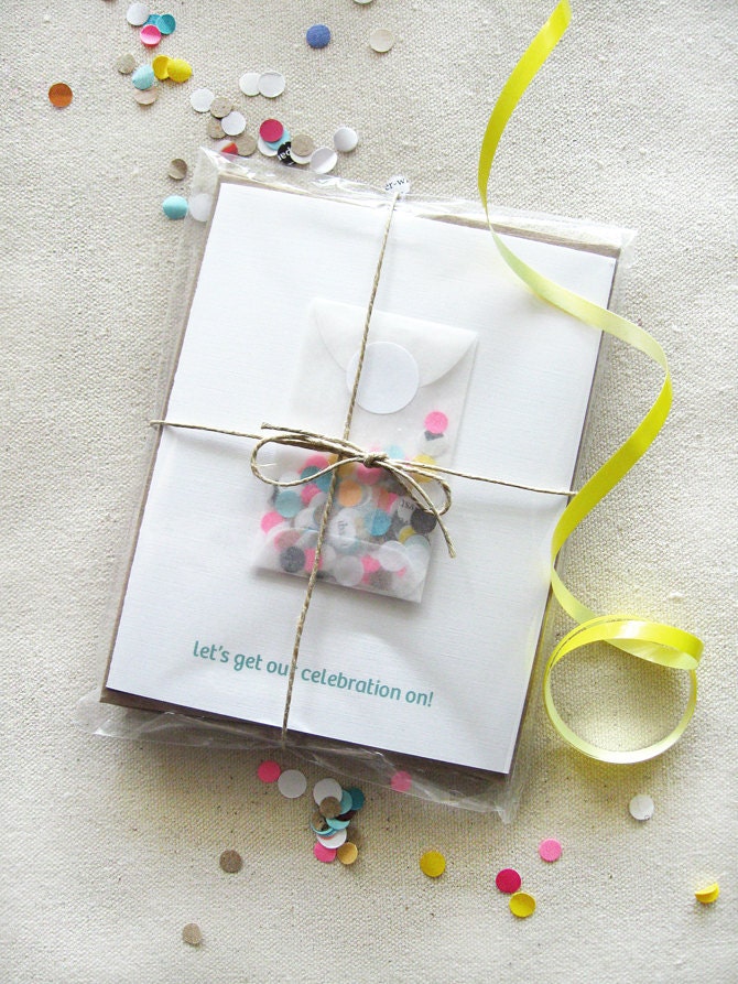 Celebrate Confetti Card (Set of 5)