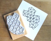 Crystal Configuration 36 - Hand Carved Stamp