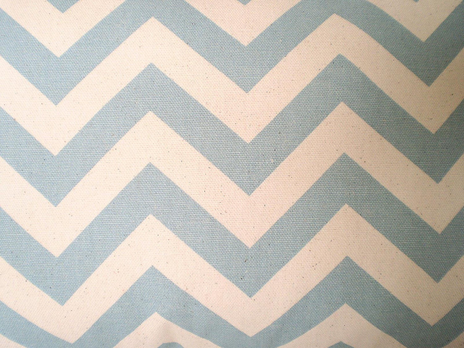 Decorative Pillow Throw Pillow Cushion Cover 12 x 16 Lumbar Village Blue Natural Zig Zag Chevron BOTH SIDES