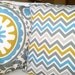 Pillows Decorative Pillows Accent Pillows Throw Pillow Covers Gray Citrine Aqua Cream Suzani Zig Zag Chevron BOTH SIDES - Combo Set 18 x 18
