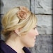 Adult Headband in Butterscotch, Shabby Chic Flower for Girls and Women