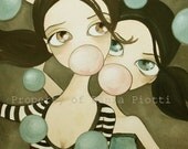 Sisters- Giclée Fine art Print - 8"x8"