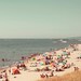 Beach Photograph - Feels like summer 5x5 print - vintage style summer photo blue grey ocean sea