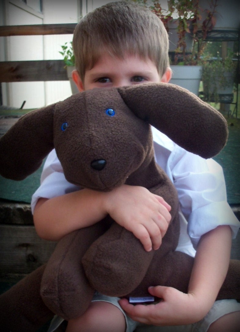 Boys Best Friend Brown Stuffed Dog