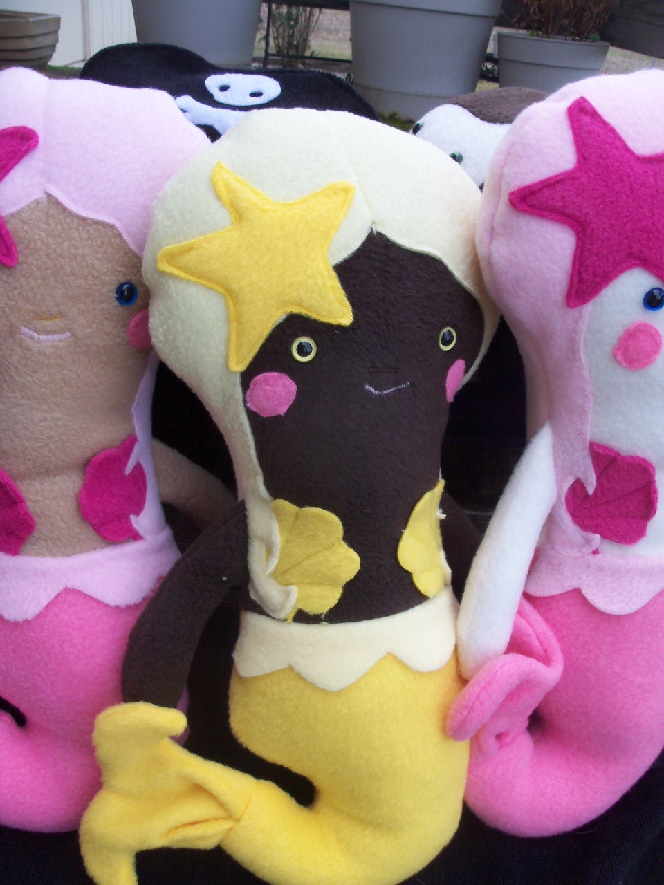 Custom made Mermaid Plush Cloth Doll