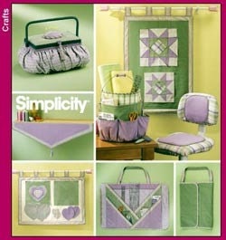 Simplicity Craft Pattern 5932 - Quilting/Sewing Room Accessories - Crafts