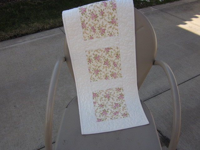 Sweet And Simple Welcome Spring Quilted Table Runner