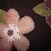 Wool Flowers Table Runner