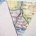 Vintage Map Garland- Randomized and Packaged