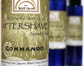 AFTERSHAVE - COMMANDO - Unscented All Natural Face Conditioner with Aloe, Green Tea and Chamomile Handmade by Man Cave Soapworks