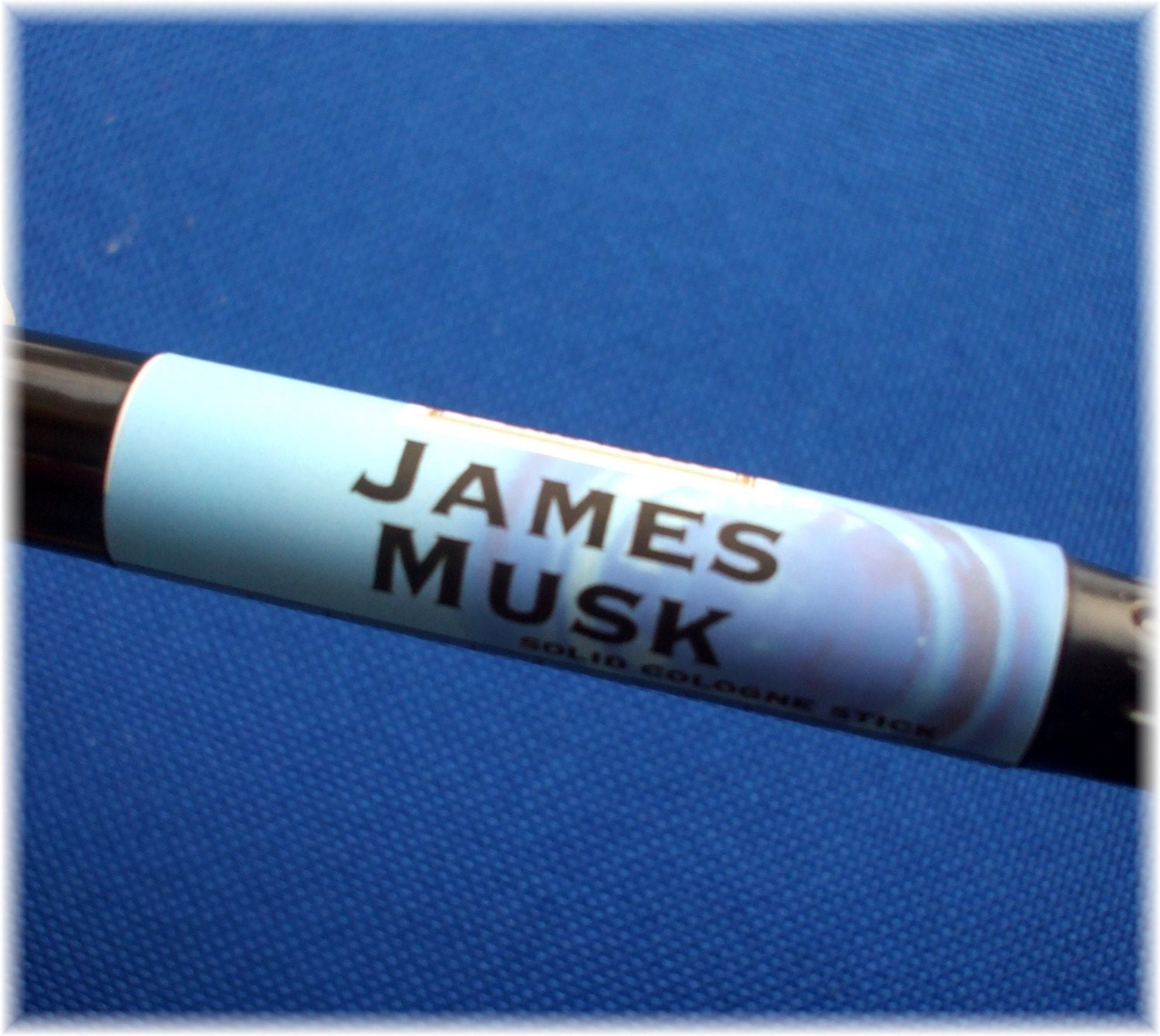 Solid COLOGNE Stick - JAMES MUSK - masculine musk scent by Man Cave Soapworks-ships Free with purchase