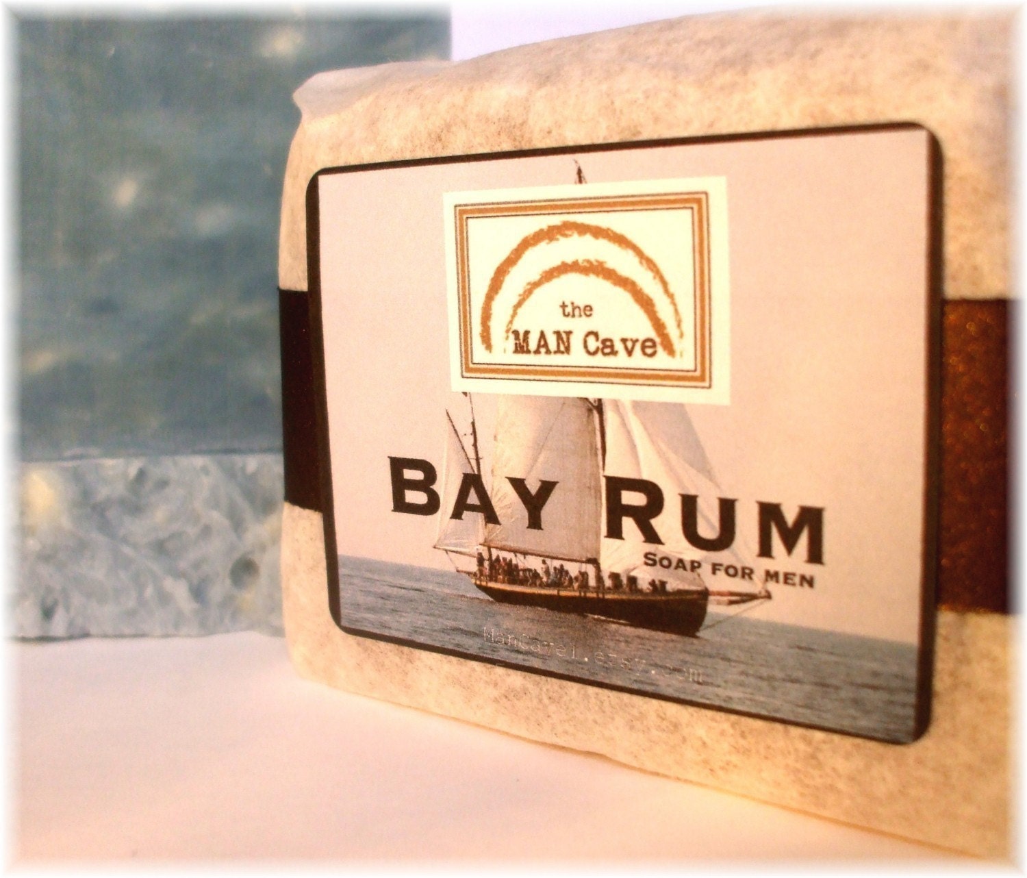 SOAP For Men - BAY RUM - with Organic Oils and Shea Butter by Man Cave Soapworks