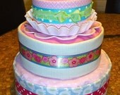 Jumbo Cupcake Diaper Cake