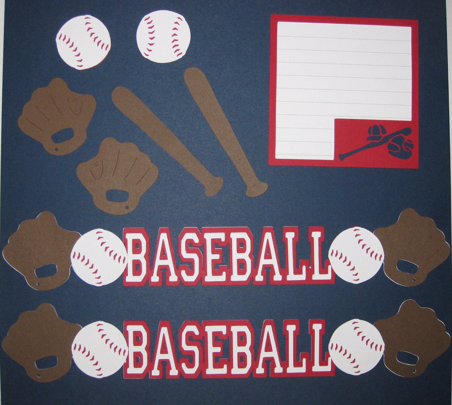 baseball bat border