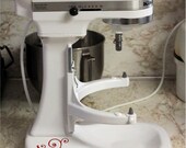 Kitchenaid kitchen mixer vinyl decals swirl and flower
