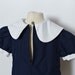 vintage Sailor Toddler Dress in Navy Blue