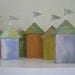 Coastal Beach Cottages Nautical set of 5 in 3 sizes
