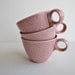Pink Coffee Cups