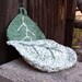 Leaf Scrubbies - 2 Green and White Eco-Friendly Sponges