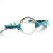 Reserved for STACY Big Karma bracelet with hand hammered sterling silver and waxed Irish linen cord