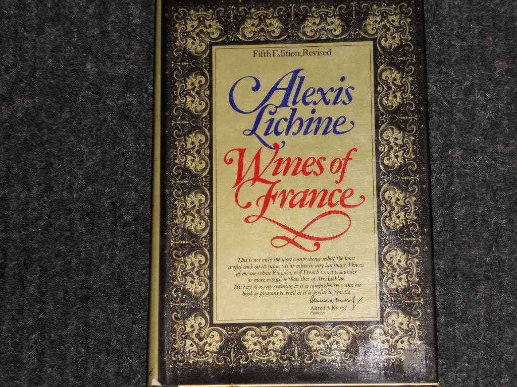 Wines of France Revised Edition Alexis Lichine