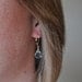 Baby Blue Earrings - Aqua Quartz Glass & Gold Filled