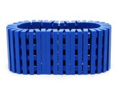 Flat bracelet made with LEGO bricks