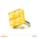 Diamond ring made with LEGO bricks