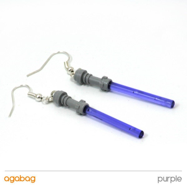 LEGO Star Wars lightsaber earrings
