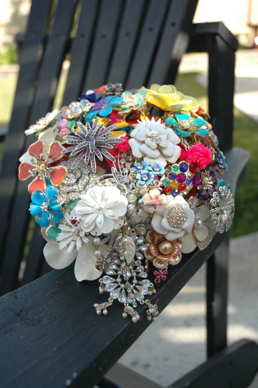Your story in your Brooch Bouquet Amanda Jane Designs