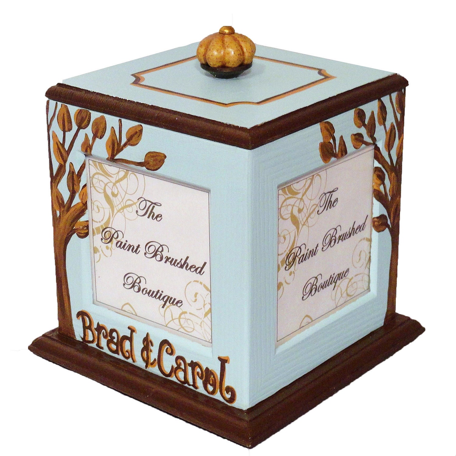 Hand Painted Photo Box