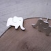 Elephant Silver Stud Earrings - Animal Jewelry - casual everyday earring