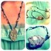 Huge Rough Quartz Crystal Mermaid Necklace